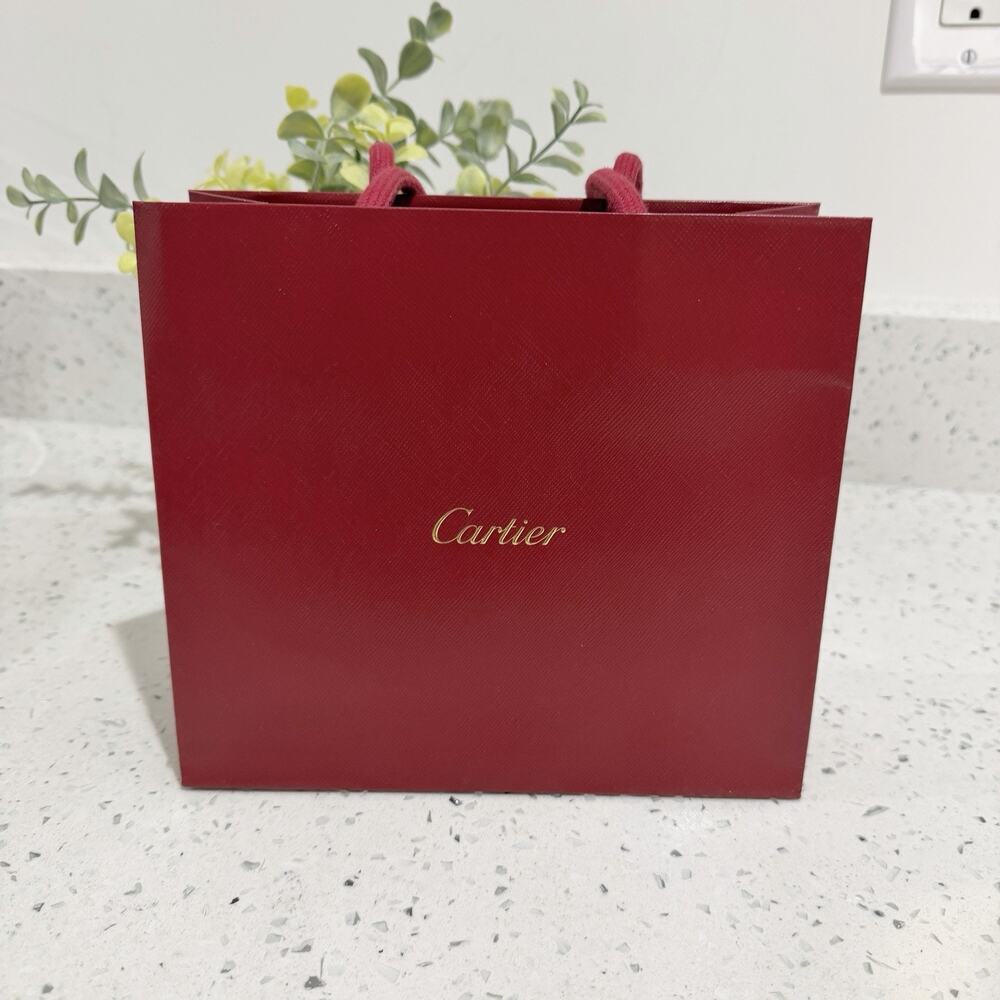 Cartier Small Red Gift Bag designer luxury TS